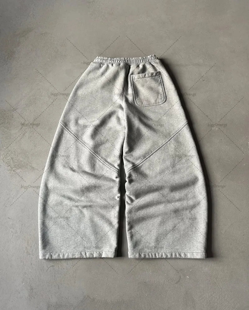 2025 Mens Street Wear Wide-leg Baggy Sweats