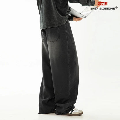 HANLU 2025 Retro Baggy Jeans